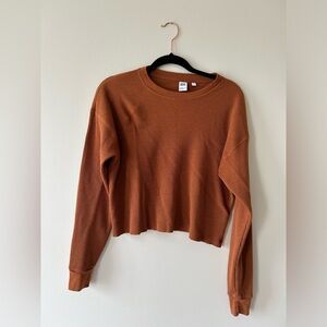 TNA Waffle Crew Boxy Longsleeve